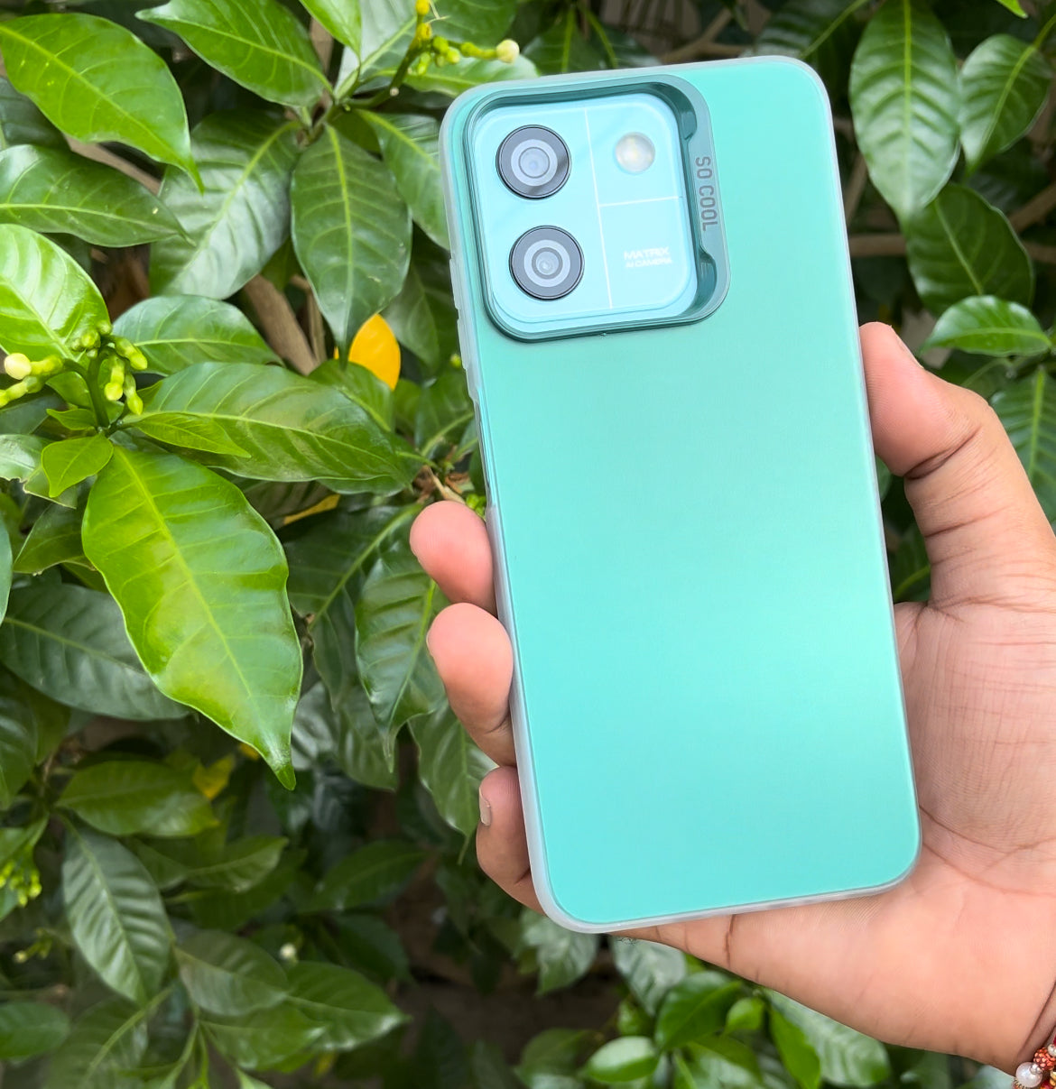 Sea Green TPU Mobile Back Cover- Lava Yuva Star
