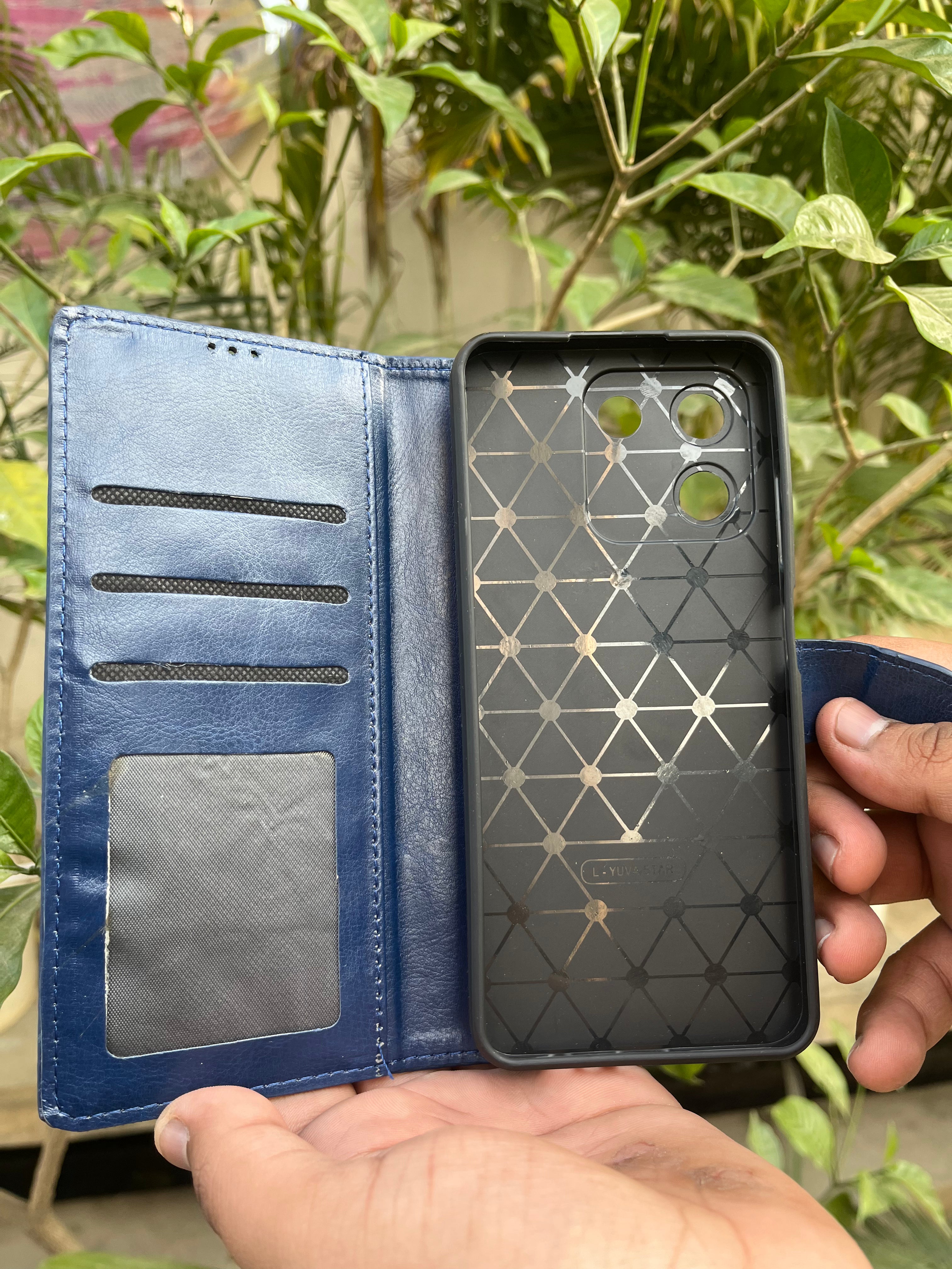 Yuva Star Flip Cover - Blue
